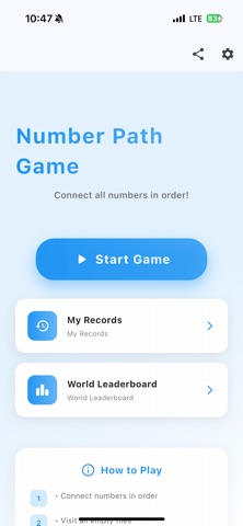 numbersOrderGame screenshot