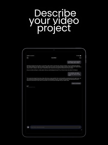 SoundMakr: AI Music Supervisor iPad screenshot