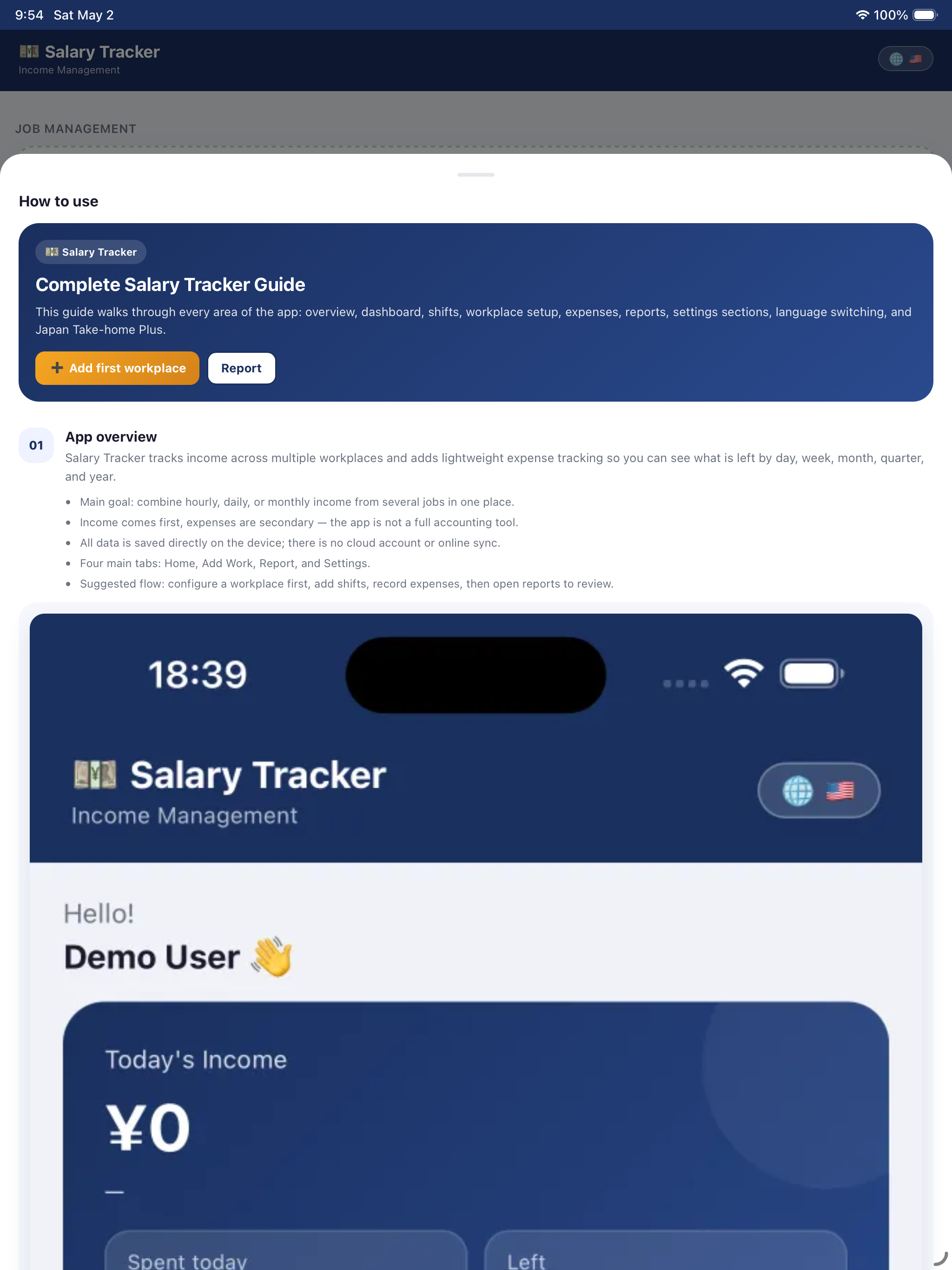 Salary Tracker
