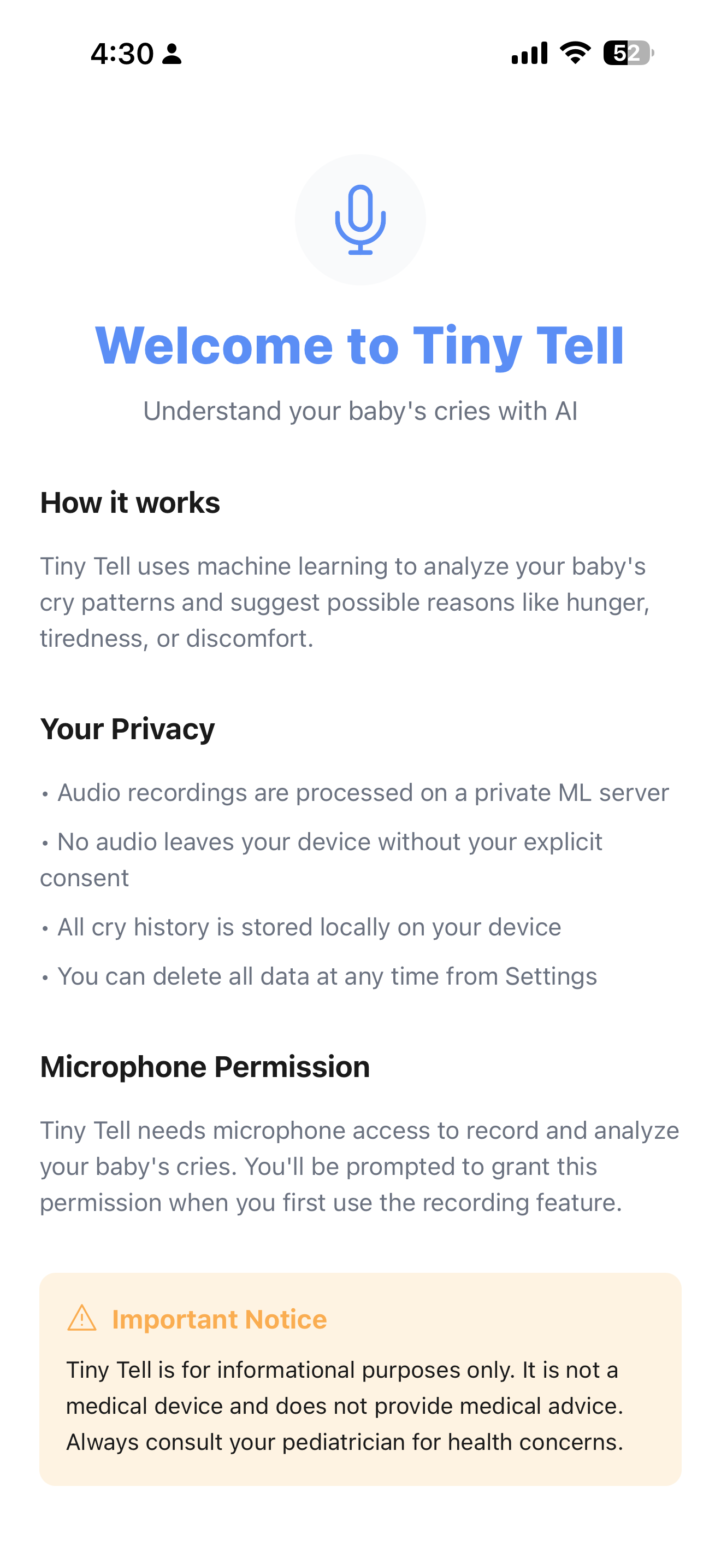 TinyTell screenshot 3