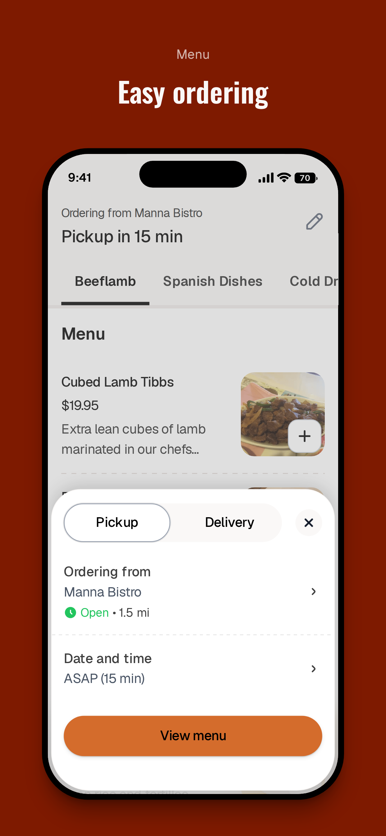 Manna bistro screenshot 3