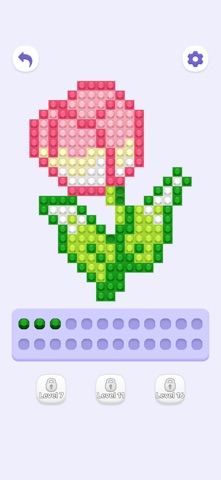 Jewel Sort: Pixel Art Puzzle iPhone screenshot