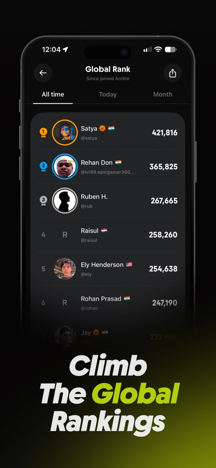 Amble: Step Counter & Race screenshot 1