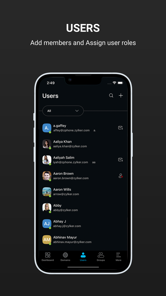 #1. Zoho Mail Admin (iOS) Podle: Zoho Corporation