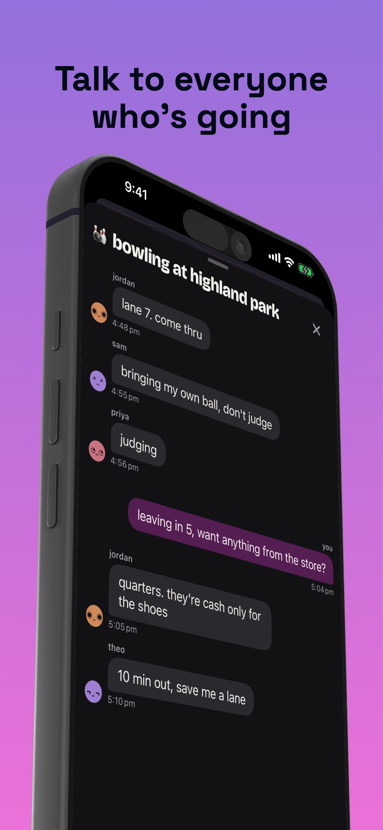 Screenshot 4 of wimzi: spontaneous plans