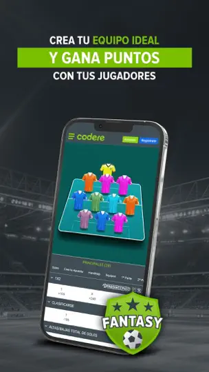 Captura de pantalla de Codere: Apuestas Deportivas ES en iPhone 6