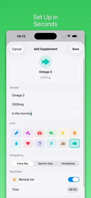 Supplement Reminder screenshot 3