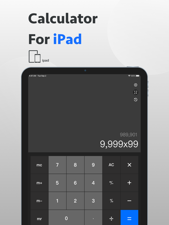 Calculator For HD - iPad screenshot 1 - Utilities app