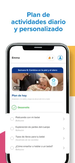 Captura de pantalla de Kinedu: Desarrollo Del Bebé en iPhone 2
