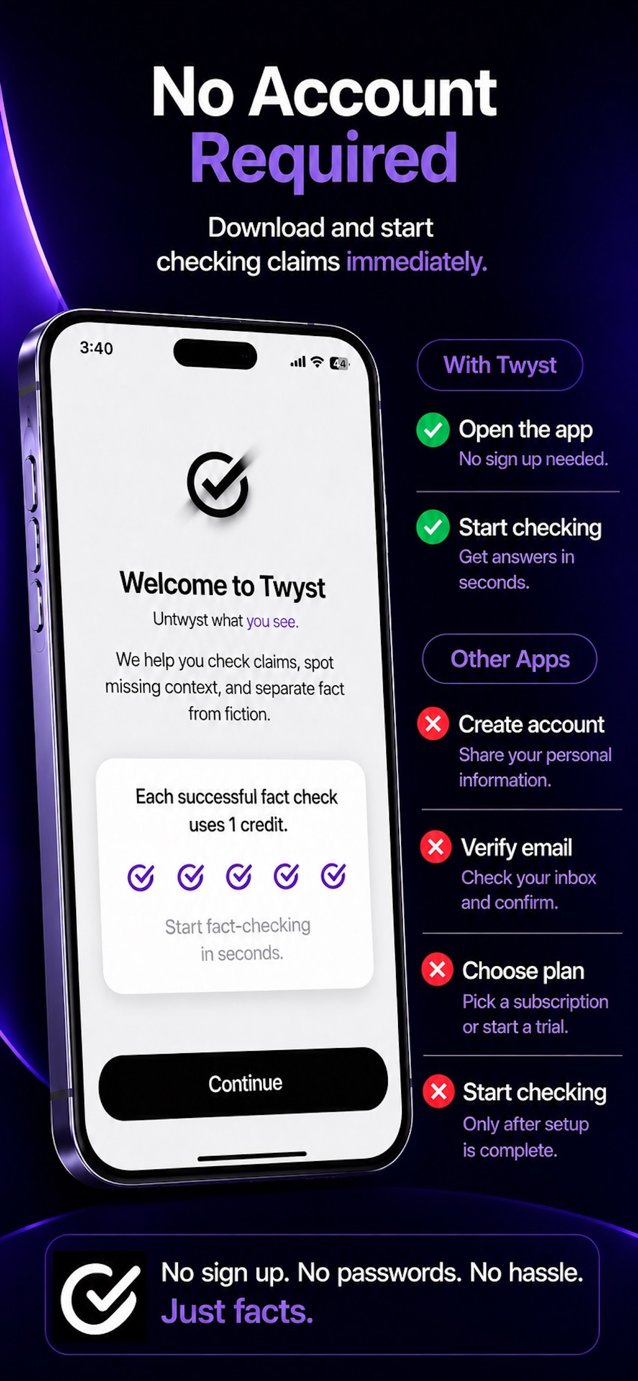Twyst Fact Check screenshot 3