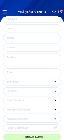 Servis Portal screenshot