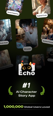 Echo - Your AI Story World iPhone screenshot