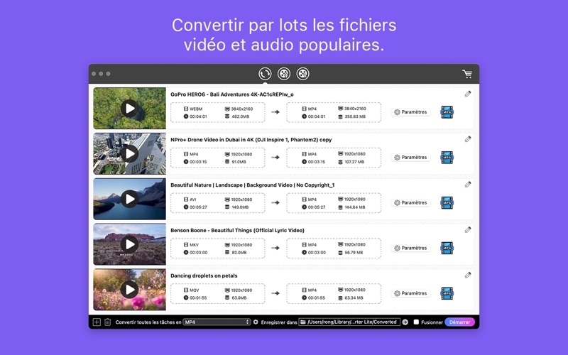 Screenshot #1 pour Cisdem Video Converter Lite