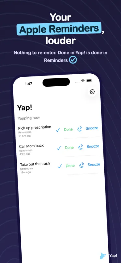 Yap! Reminders screenshot 3