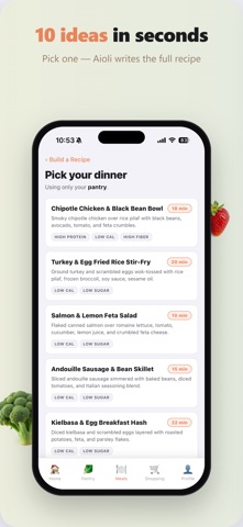 Aioli: AI Recipe Generator Screenshot 4 of 9