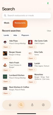 Hungrie App screenshot
