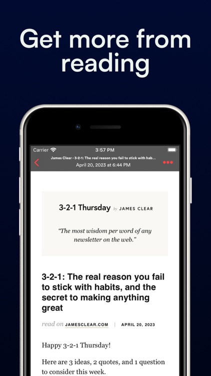 Newsletter Reader by Meco