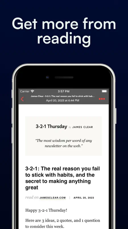 Newsletter Reader by Meco screenshot 2 of 7