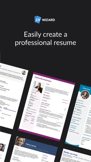 CVwizard: Online CV maker screenshot 1