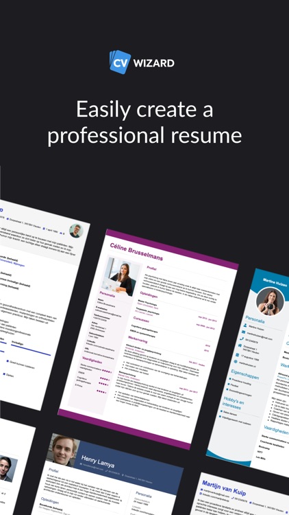 CVwizard: Online CV maker