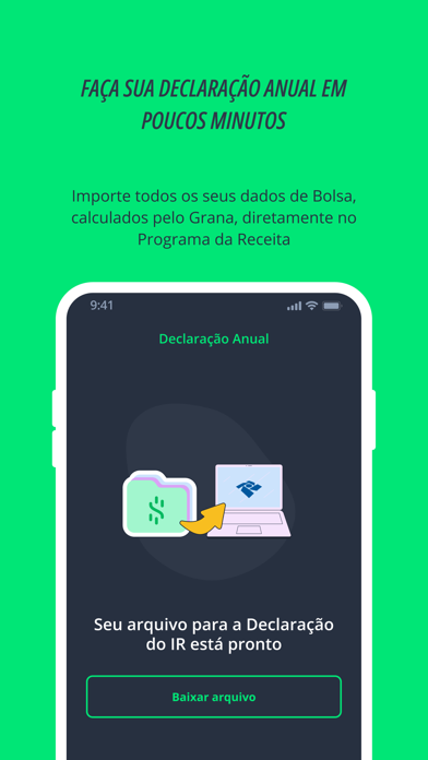 Grana - IR da bolsa automático Screenshot