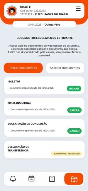Minha Escola MG iPhone screenshot 6
