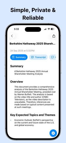 SumRec: AI Meeting Notes Taker screenshot