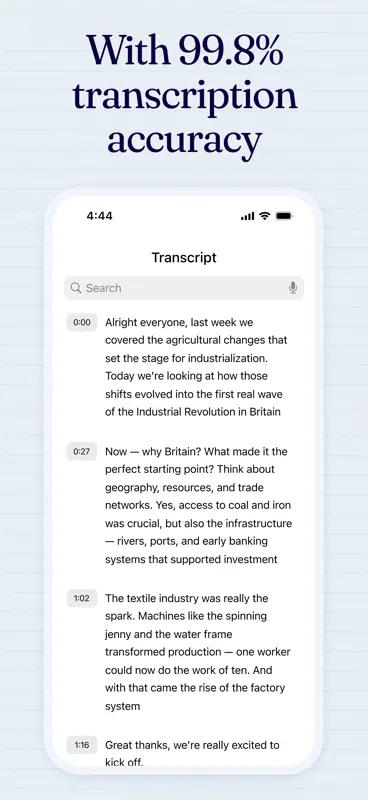 Cue: AI Note Taker & Recorder screenshot 7 of 8