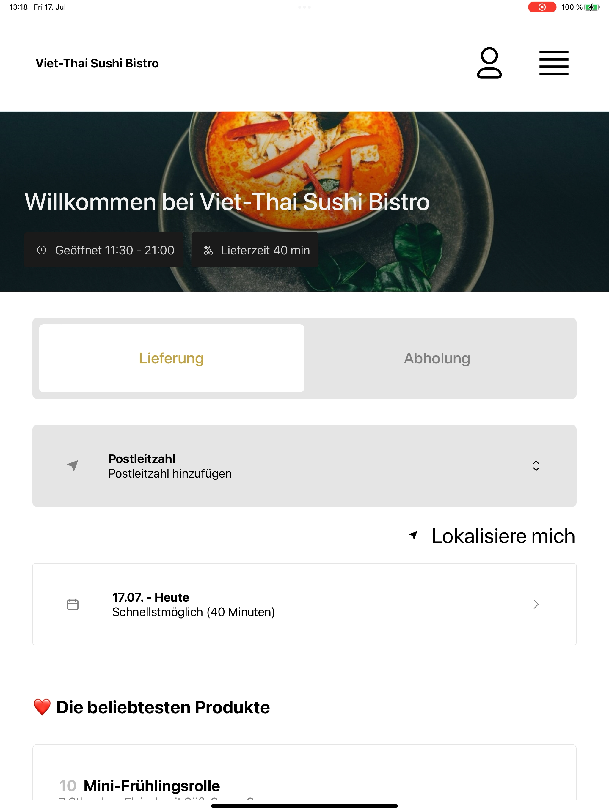 Viet-Thai Sushi Bistro screenshot 14