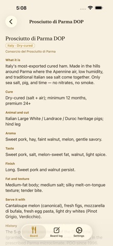 CharcuterieGuide iPhone screenshot