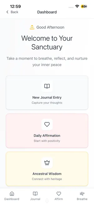 SoulSafe App screenshot 1