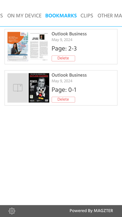 Outlook Business Magazine Screenshot