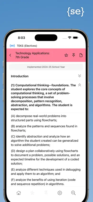 TEKS by S.E. (Electives) screenshot 5