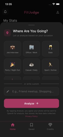 FitJudge: Outfit Analyzer screenshot