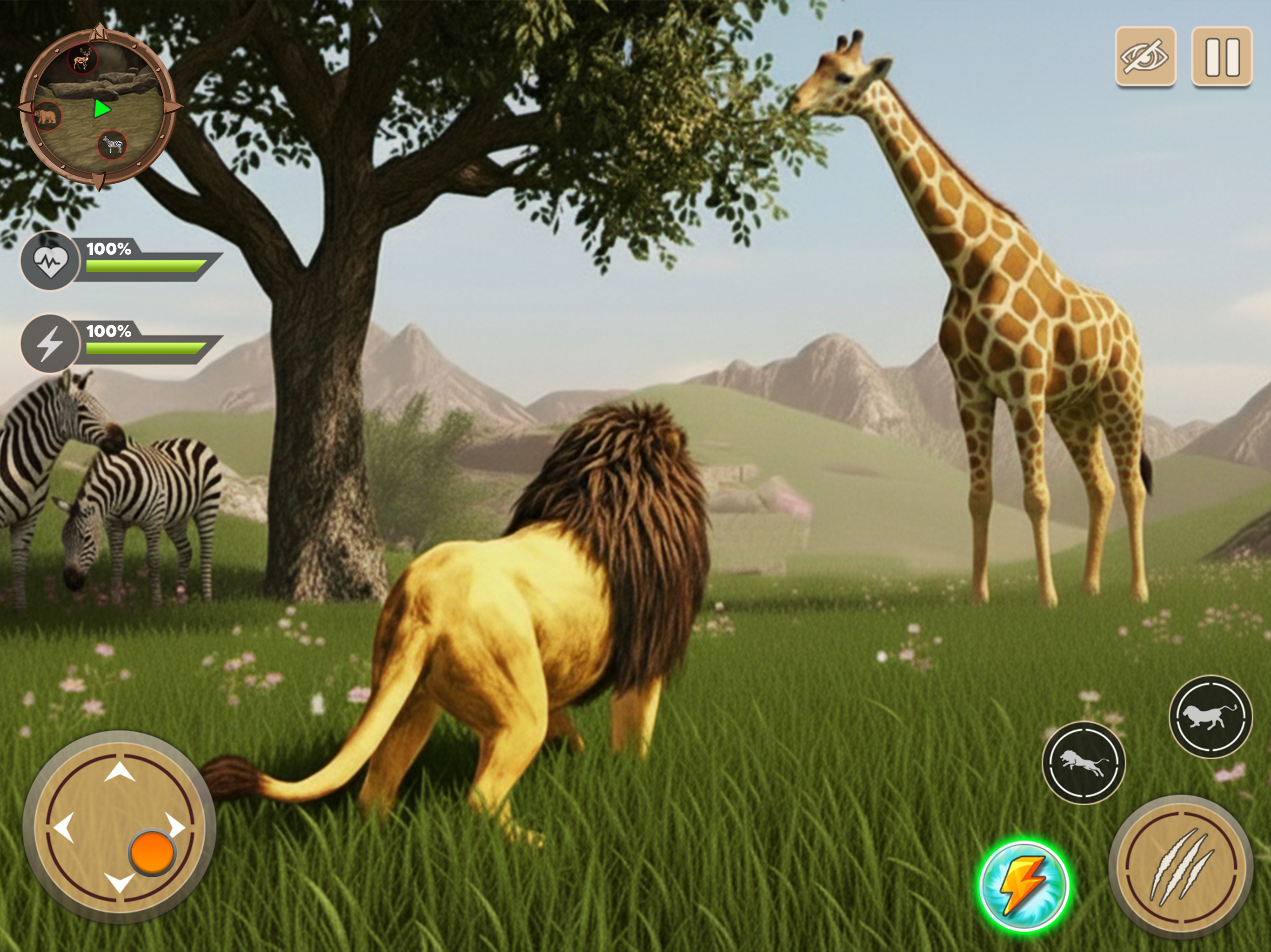 Wild Lion Simulator Games 3D