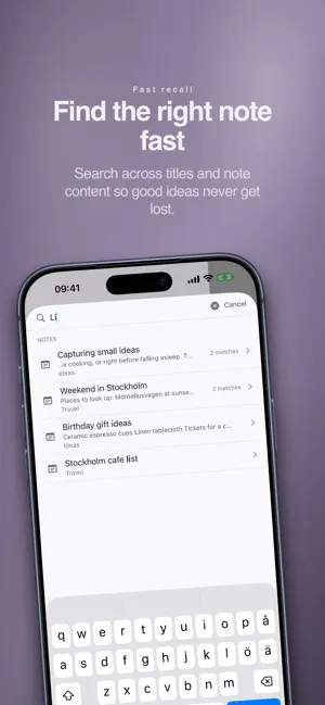 My Next: Note screenshot 3