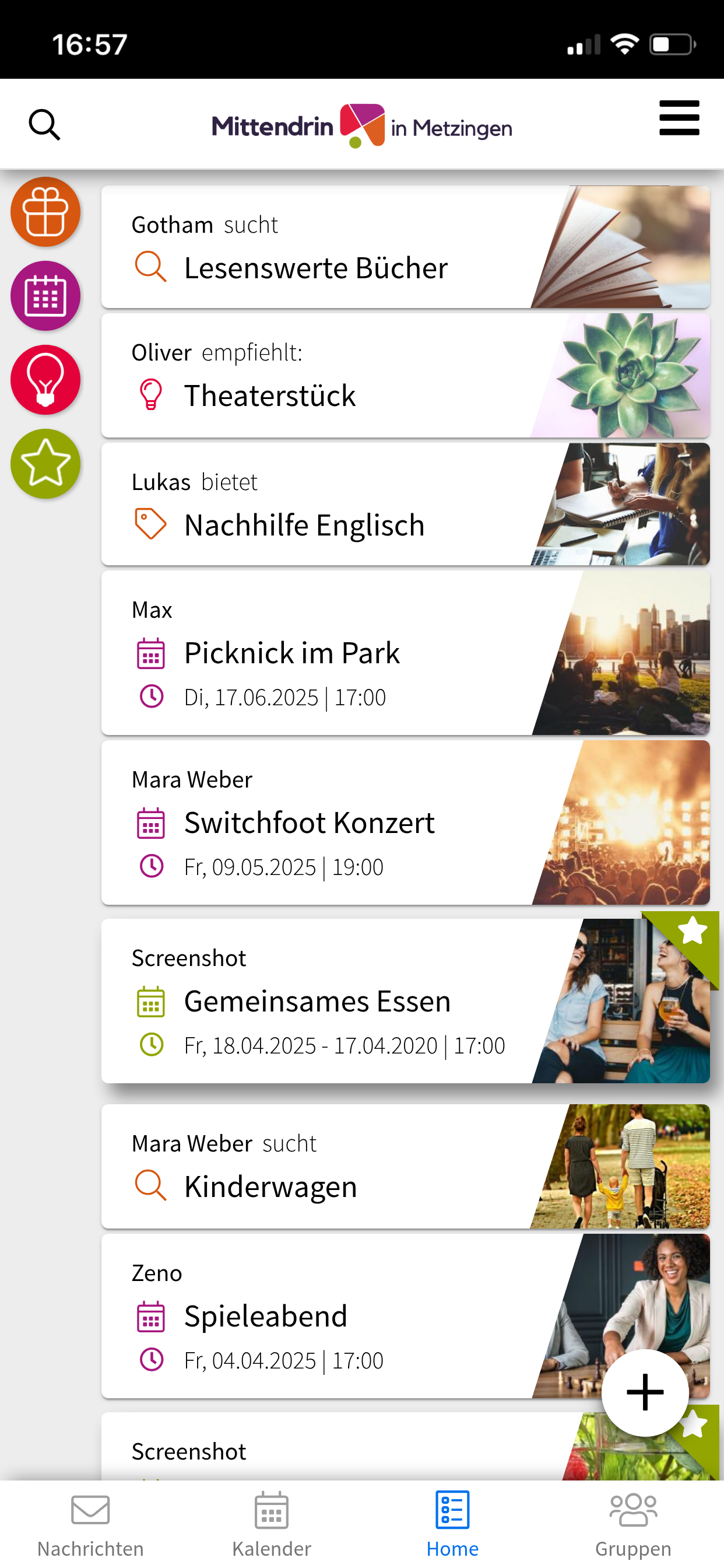 Mittendrin in Metzingen