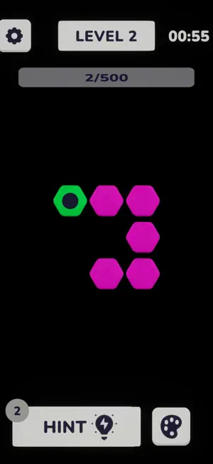 Single Line Block Puzzle Game screenshot 1