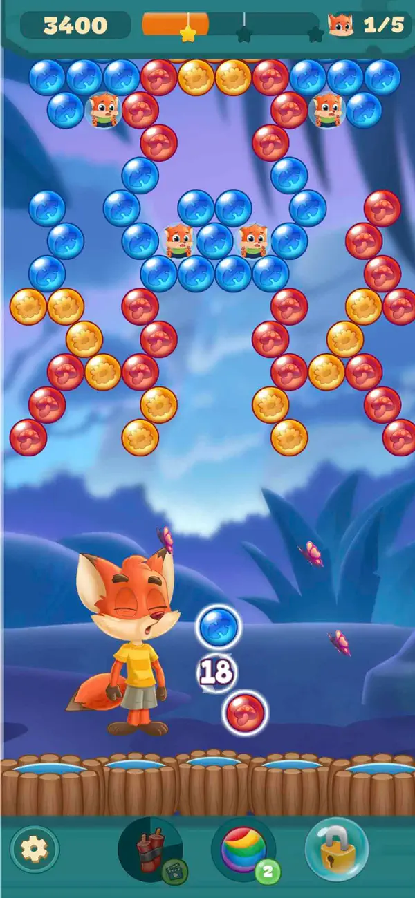Screenshot #2 pour Bubble Friends Bubble Shooter