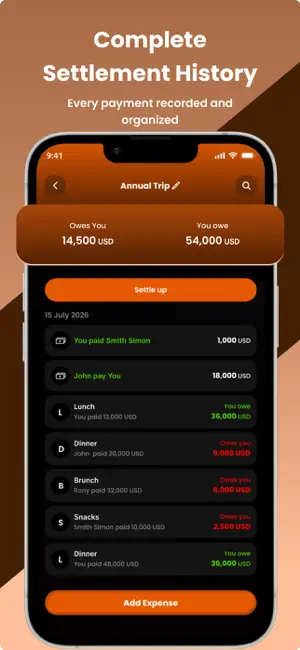 iSplit: Split Bills & Expenses screenshot 4