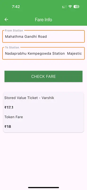 Namma Metro-BMRCL official app screenshot 3 of 3