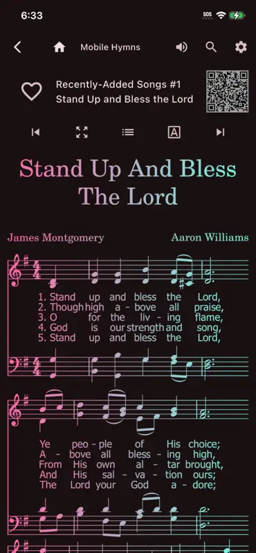 Mobile Hymns Sheet Music screenshot 1 of 10