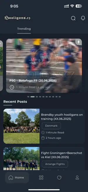 Hooligans.cz screenshot 1