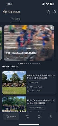 Hooligans.cz screenshot
