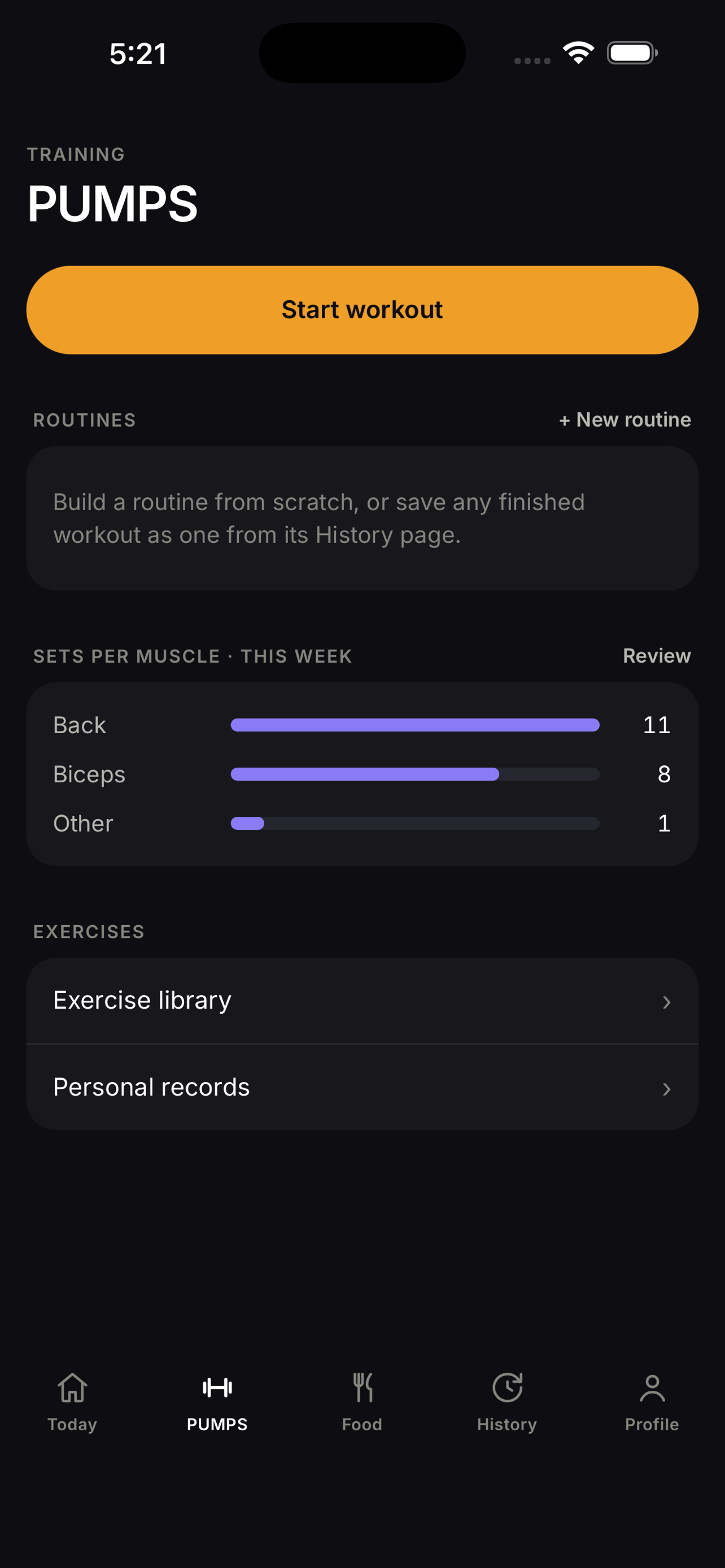 PUMPS: Workout & Macro Tracker screenshot 7