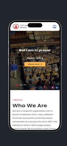 24-7 Prayer Community iPhone screenshot
