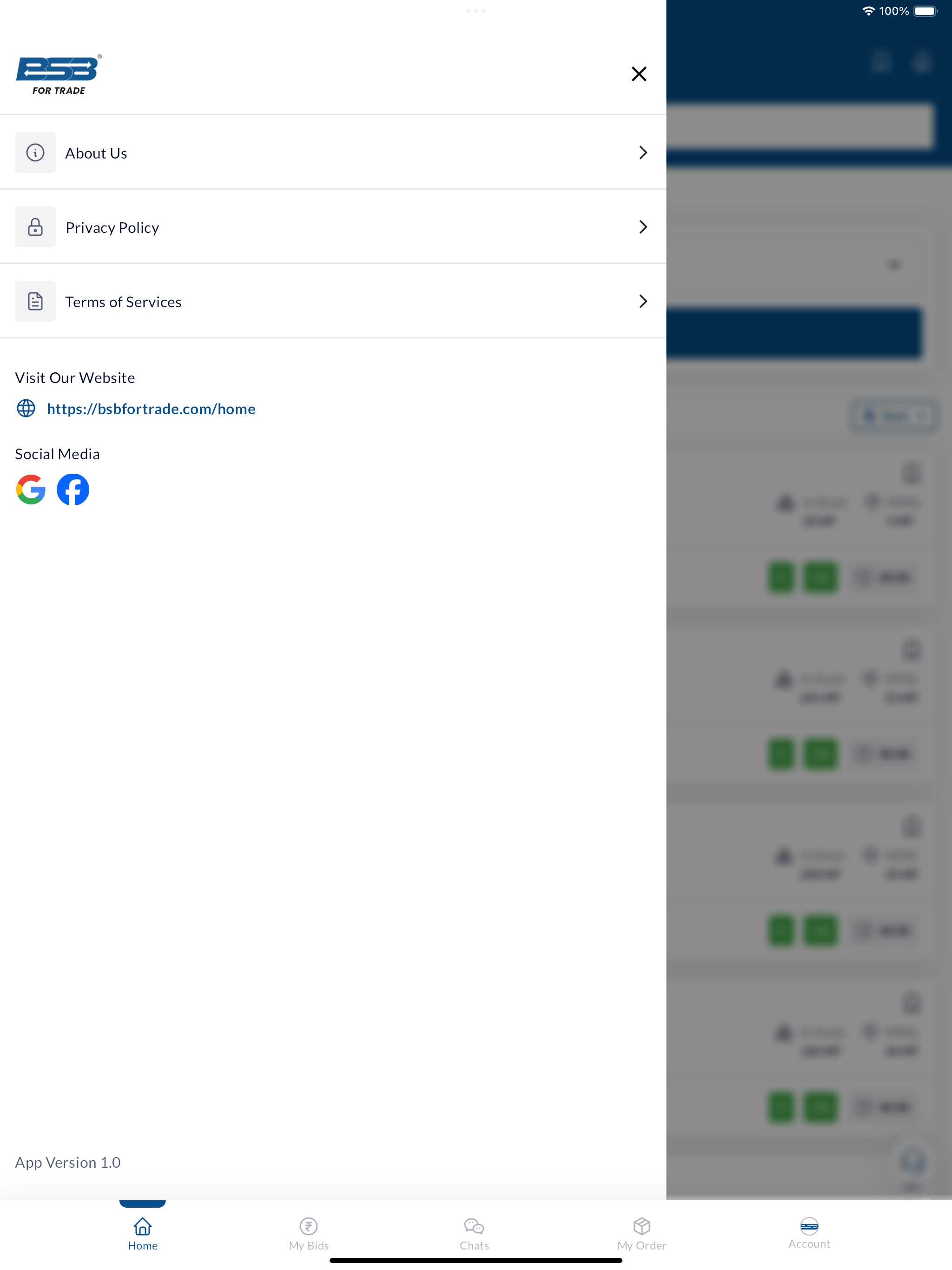 BSB Polymer Trading App