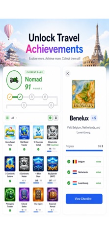 Travelog: Travel Map Tracker screenshot