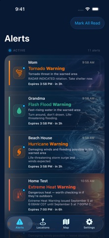 WeatherAlarmApp Screenshot 2 of 9