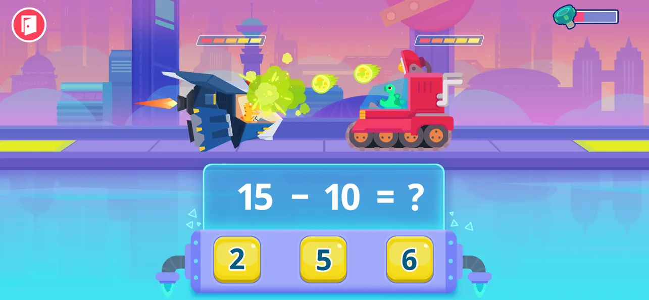 Screenshot #1 pour Maths Dino - jeux pour enfants